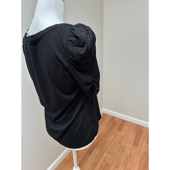 NWD Generation Love The Giana Tee Shirt Top Black size Small - Picture 4 of 7